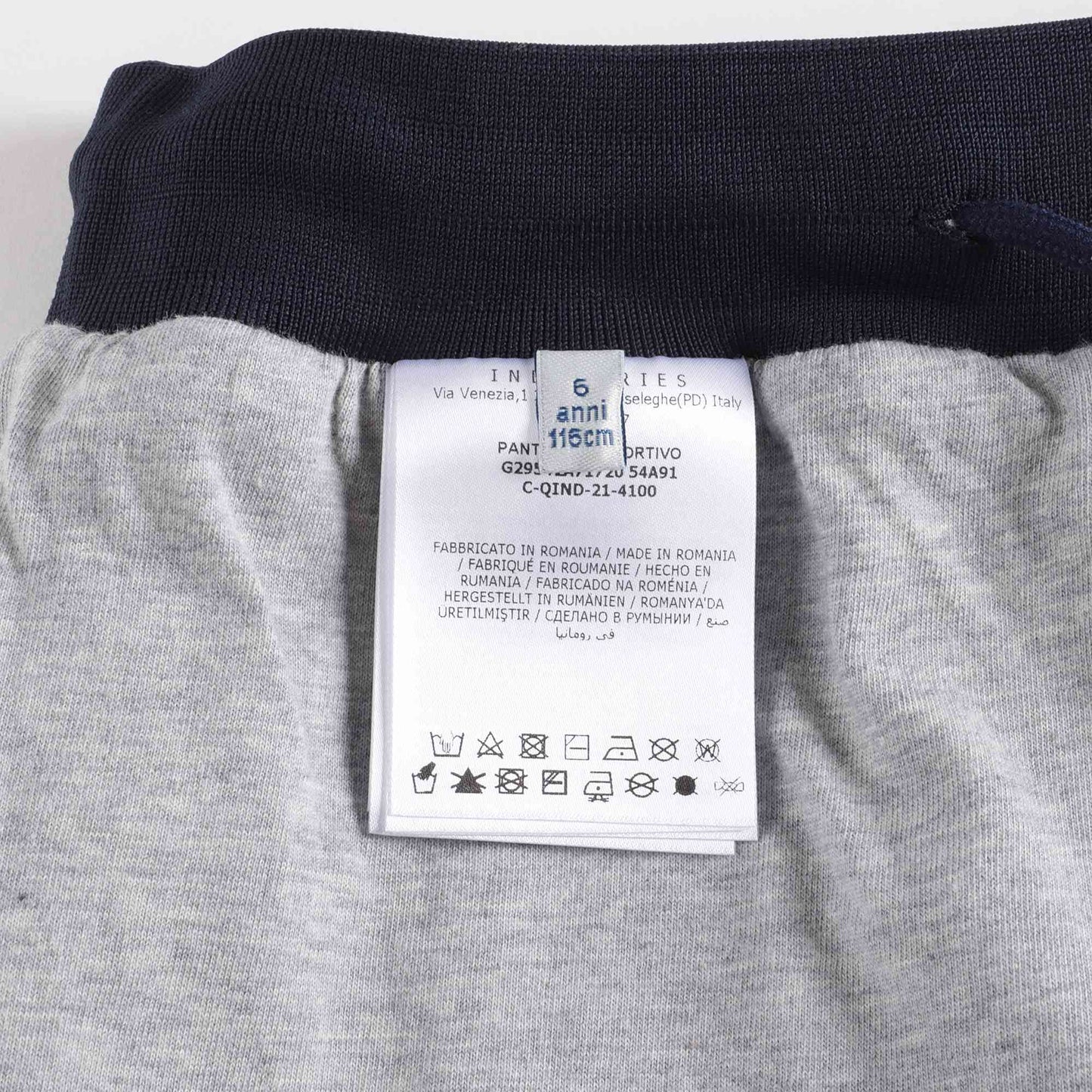 男童深蓝色长裤