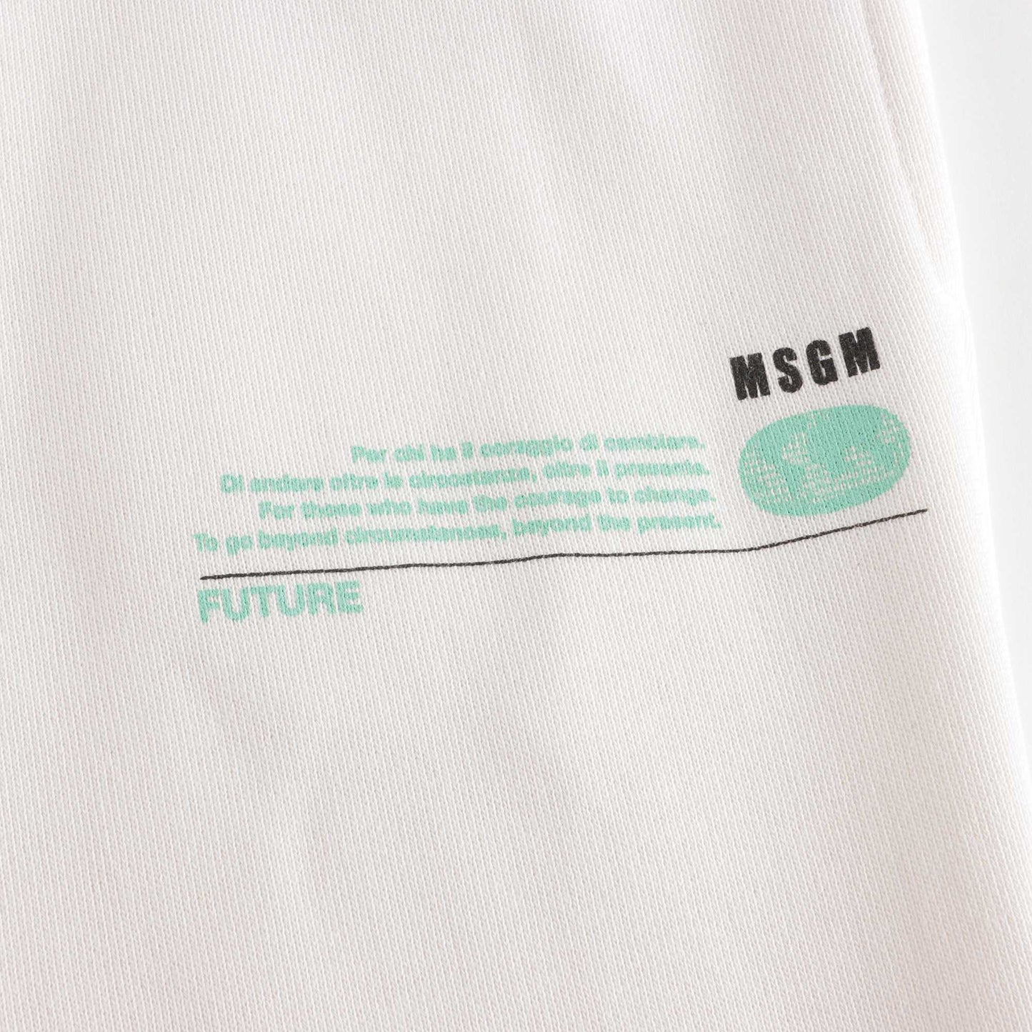 儿童白色棉长裤