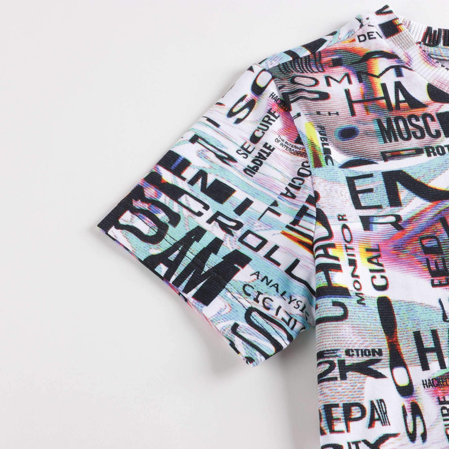 男童彩色Logo棉T恤