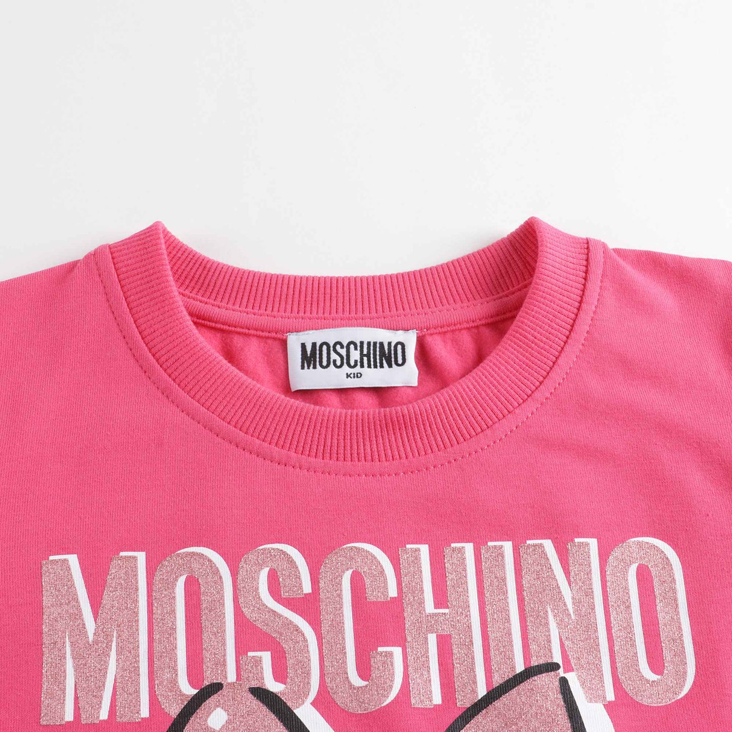 女童粉色Logo棉T恤