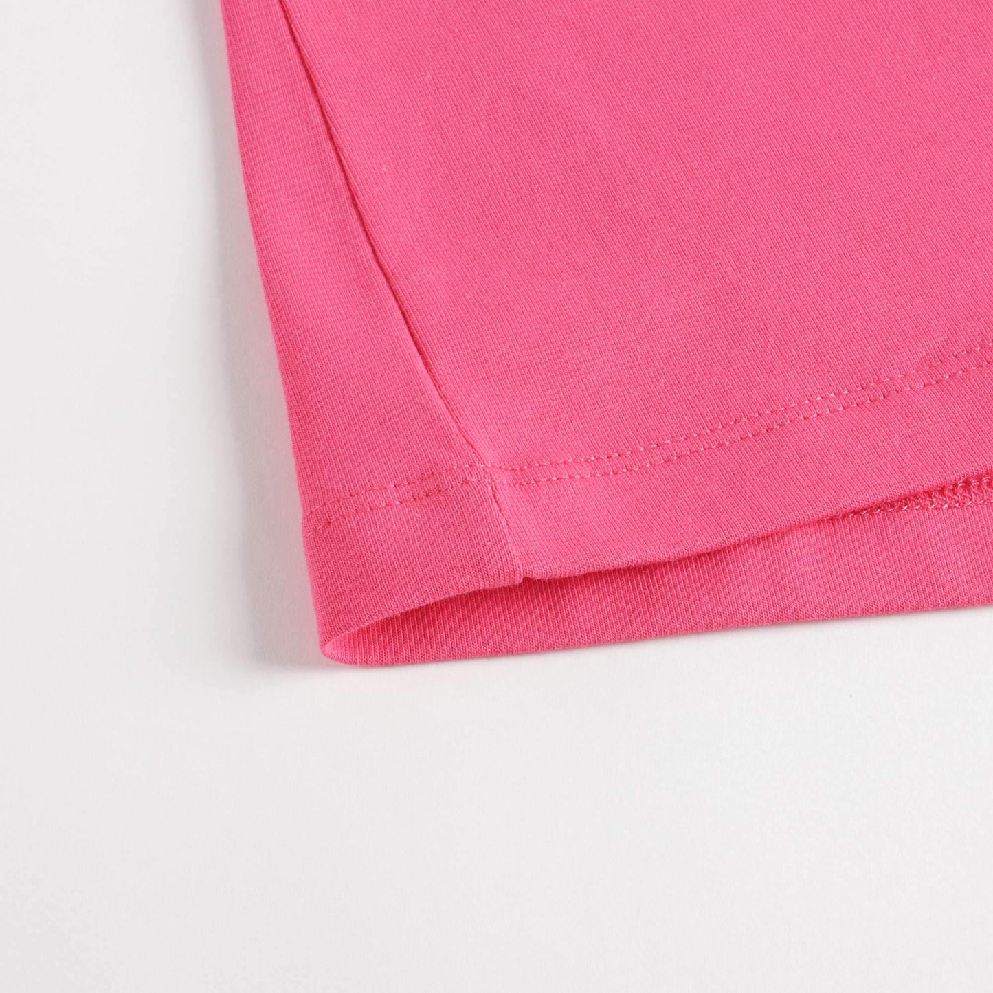 女童粉色Logo棉T恤