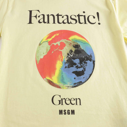 儿童黄色Logo棉T恤