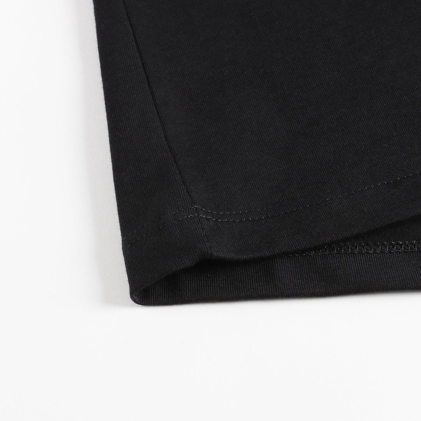 女童黑色Logo棉T恤