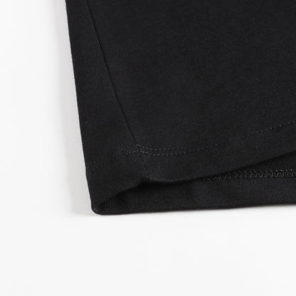 女童黑色Logo棉T恤