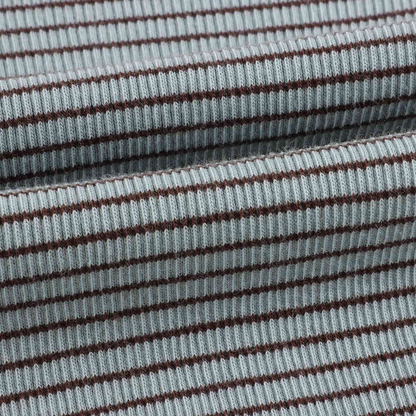 婴儿薄荷绿条纹棉连体衣