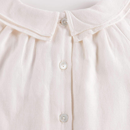 女婴浅粉色棉上衣