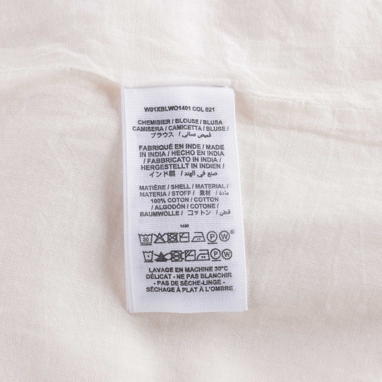 女婴浅粉色棉上衣