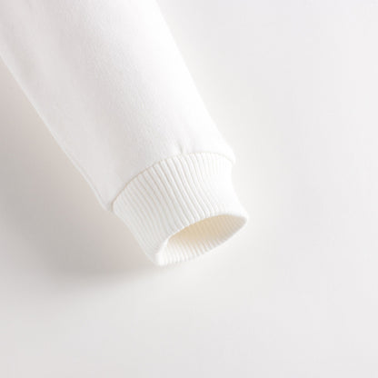 婴儿白色棉连体衣