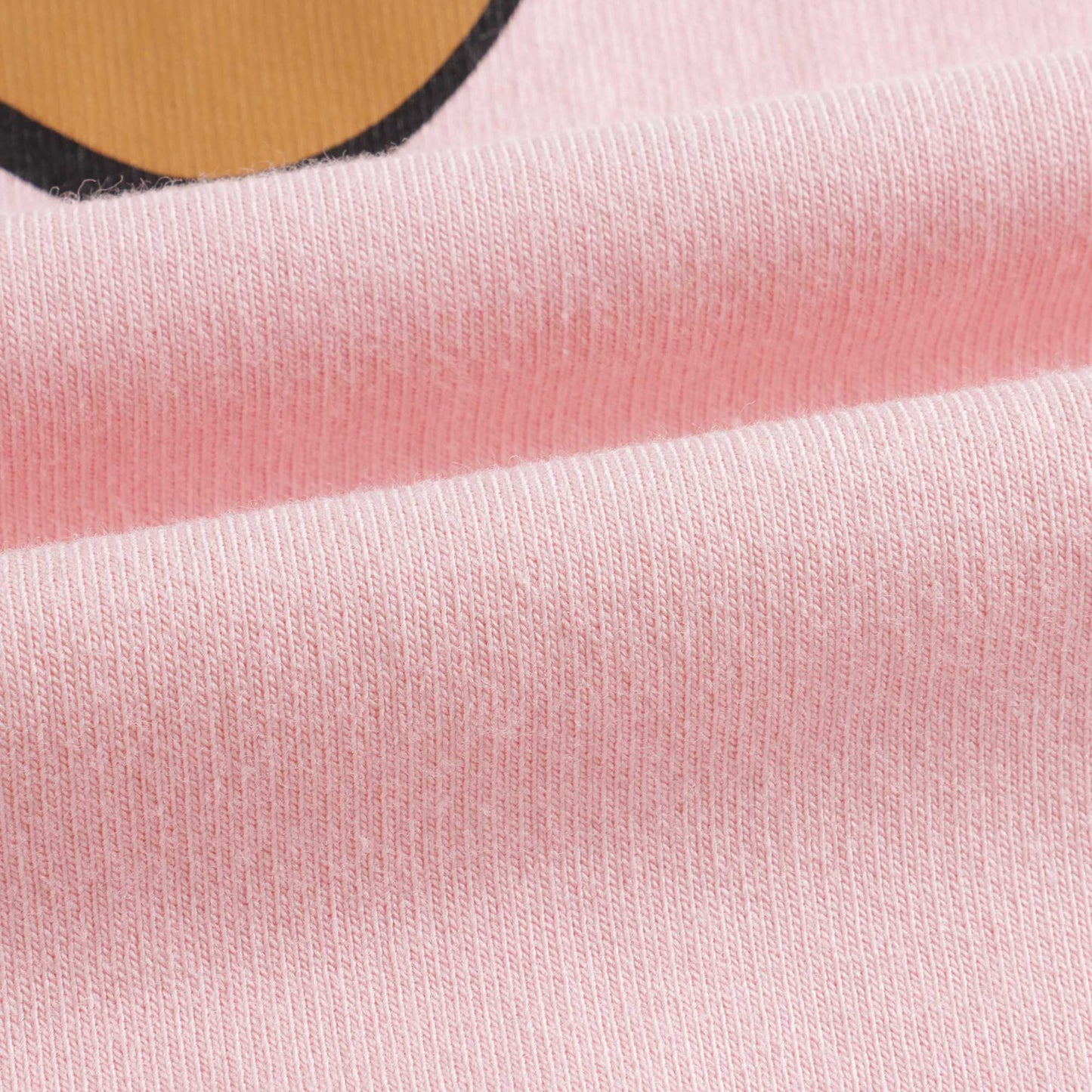 女婴粉色Logo棉连体衣