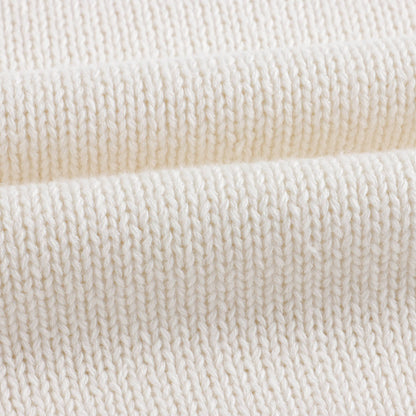 女童白色羊毛背心