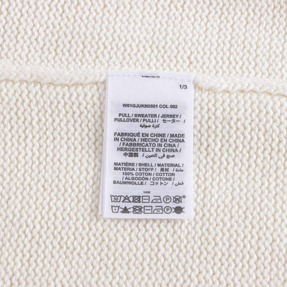 女童白色羊毛背心