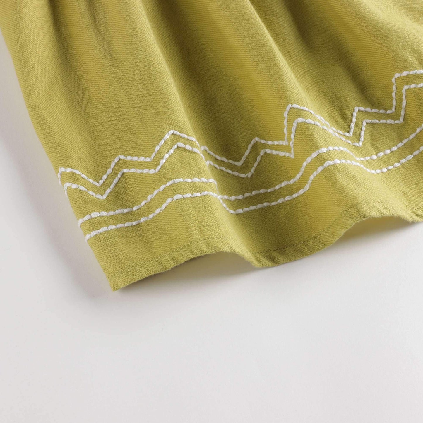 女童橄榄绿棉上衣