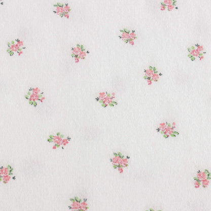 女童白色碎花棉睡衣套装