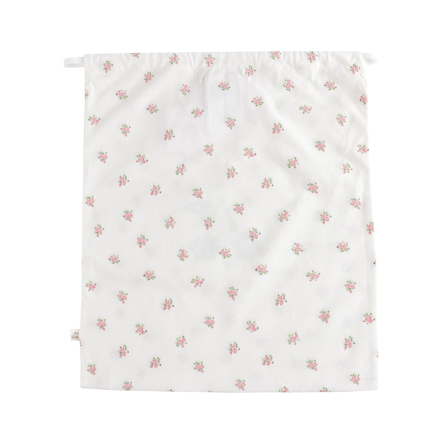 女童白色碎花棉睡衣套装