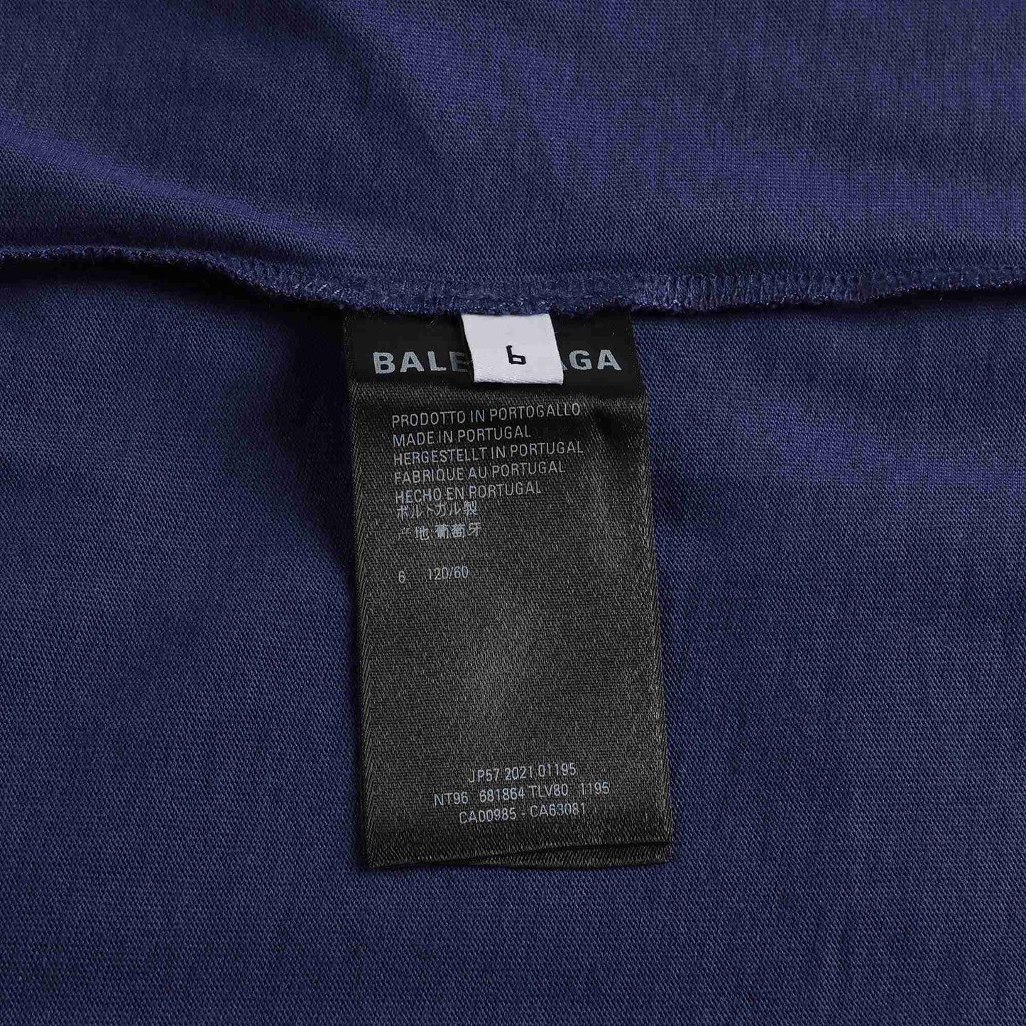 儿童蓝色棉T恤