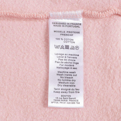 Girls Light Pink Heart Sweatshirt