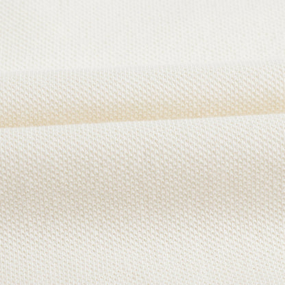 Boys Off White Cotton Poloshirt