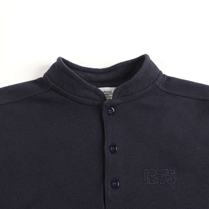 Boys Navy Cotton Poloshirt
