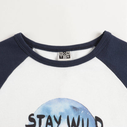 Boys & Girls White Moon T-Shirt