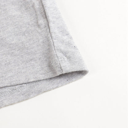 Girls Light Grey Cotton T-Shirt