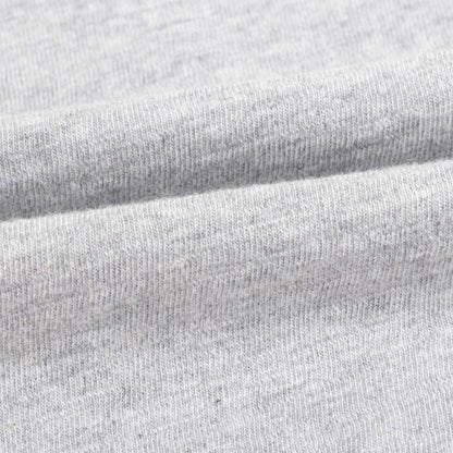 Girls Light Grey Cotton T-Shirt