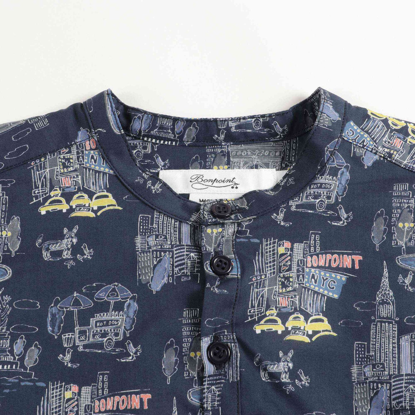 Baby Boys Marine Cotton Shirt