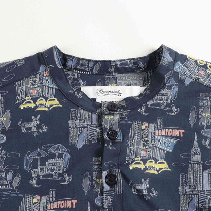 Baby Boys Marine Cotton Shirt