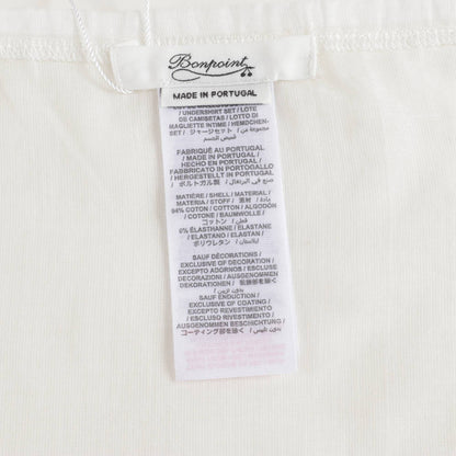 Boys Ecru Undershirt Set (3 Pieces)