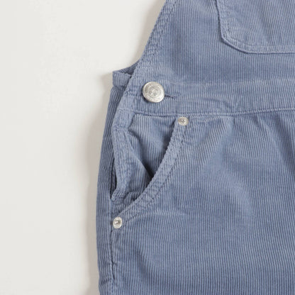 Baby Boys Dusky Blue Suspender Trousers