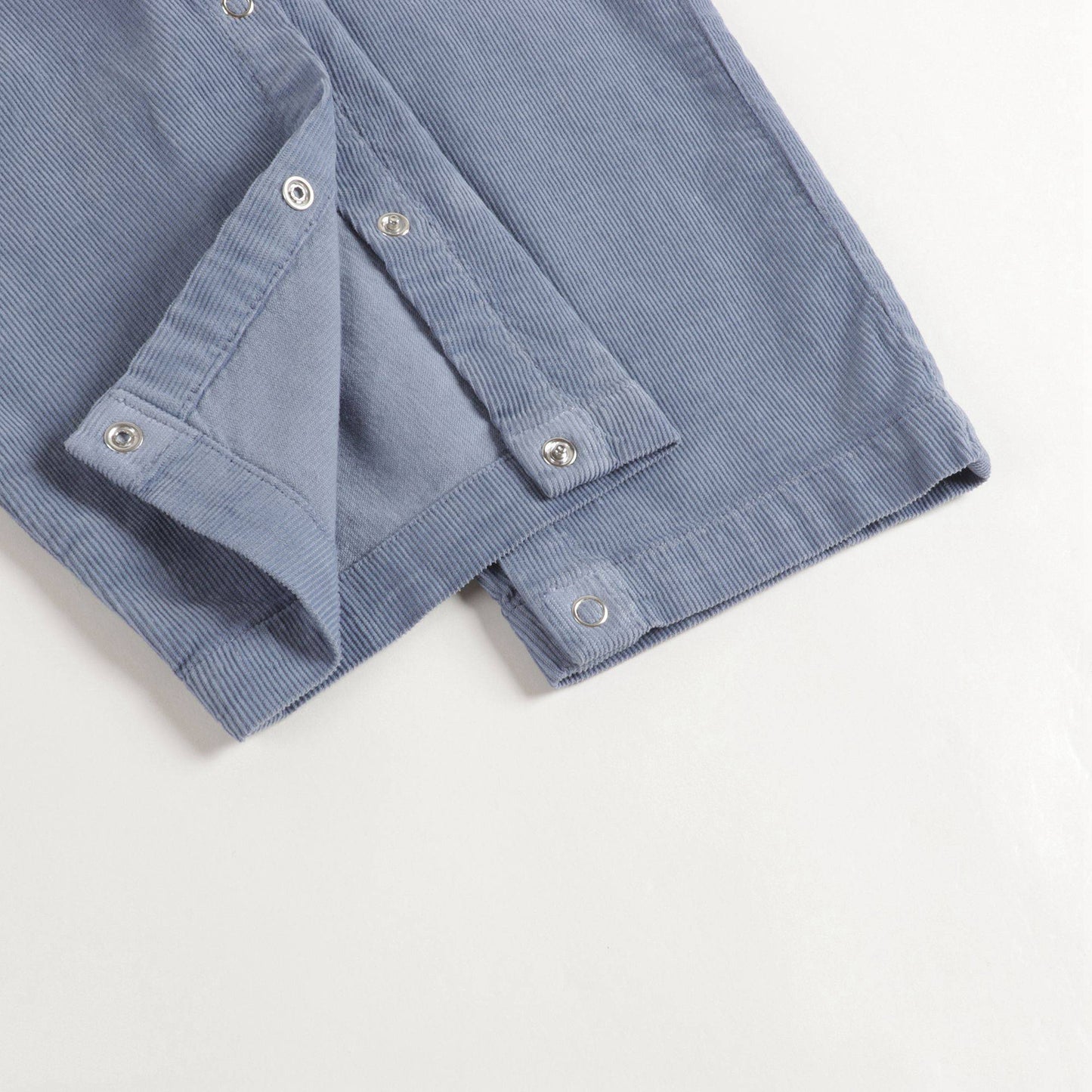 Baby Boys Dusky Blue Suspender Trousers