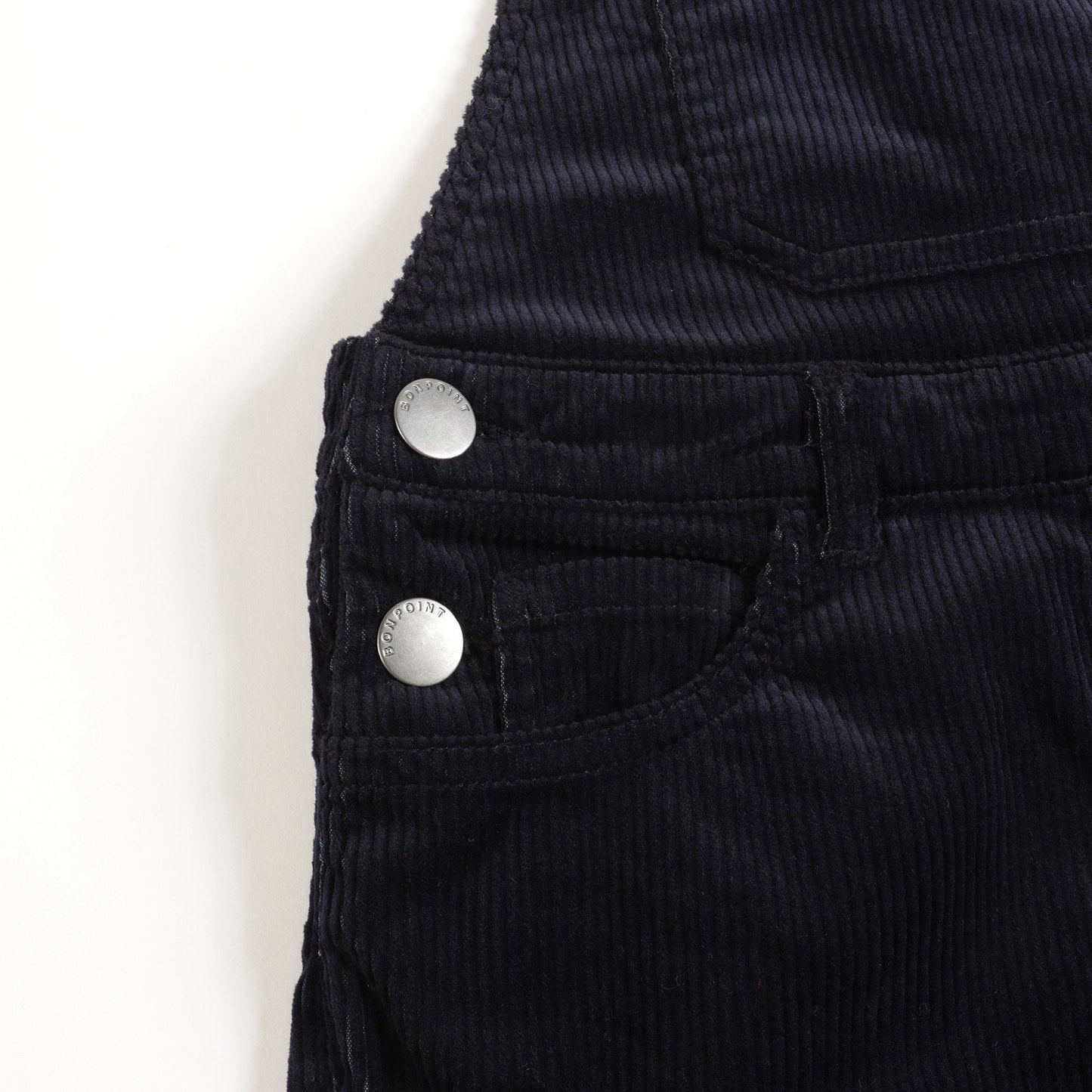 Boys Navy Suspender Trousers