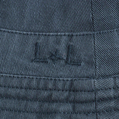 Girls Dark Blue Cotton Hat