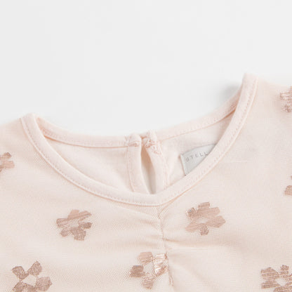 Baby Girls Pink Dress & Shorts
