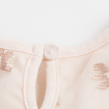 Baby Girls Pink Dress & Shorts