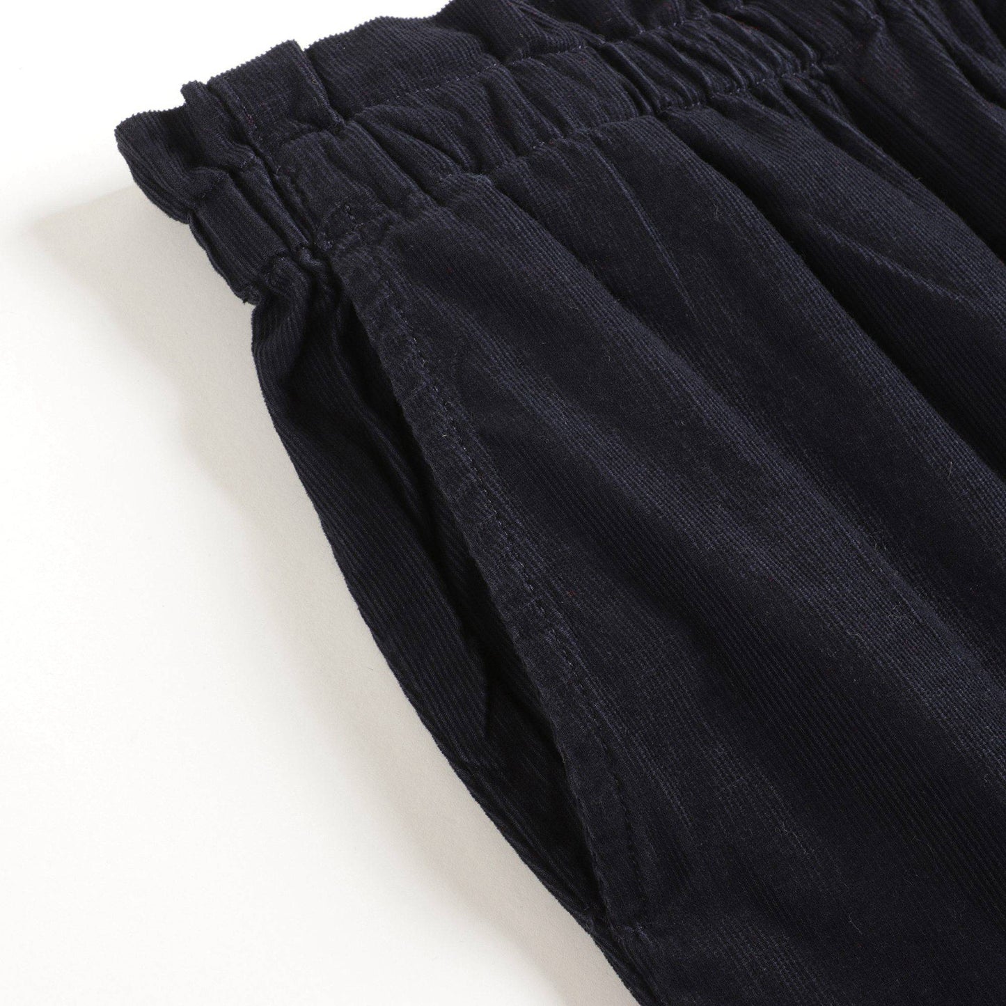 Girls Navy Cotton Pants