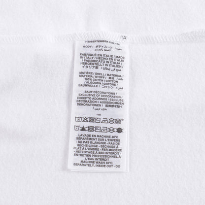 Baby Boys & Girls White Cotton Babysuit