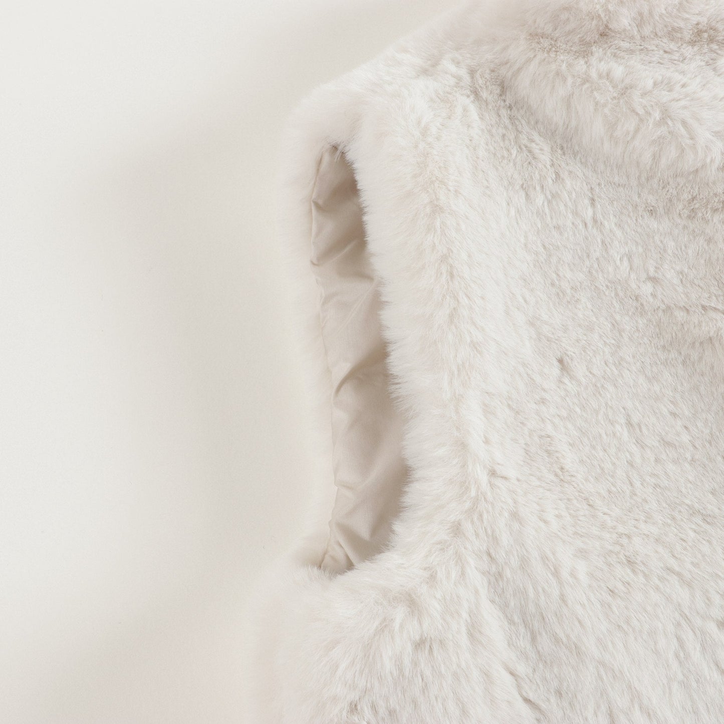 Girls Natrual Fur Vest