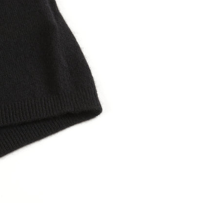 Girls Black Cashmere Sweatshirt