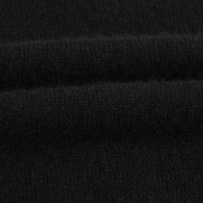 Girls Black Cashmere Sweatshirt
