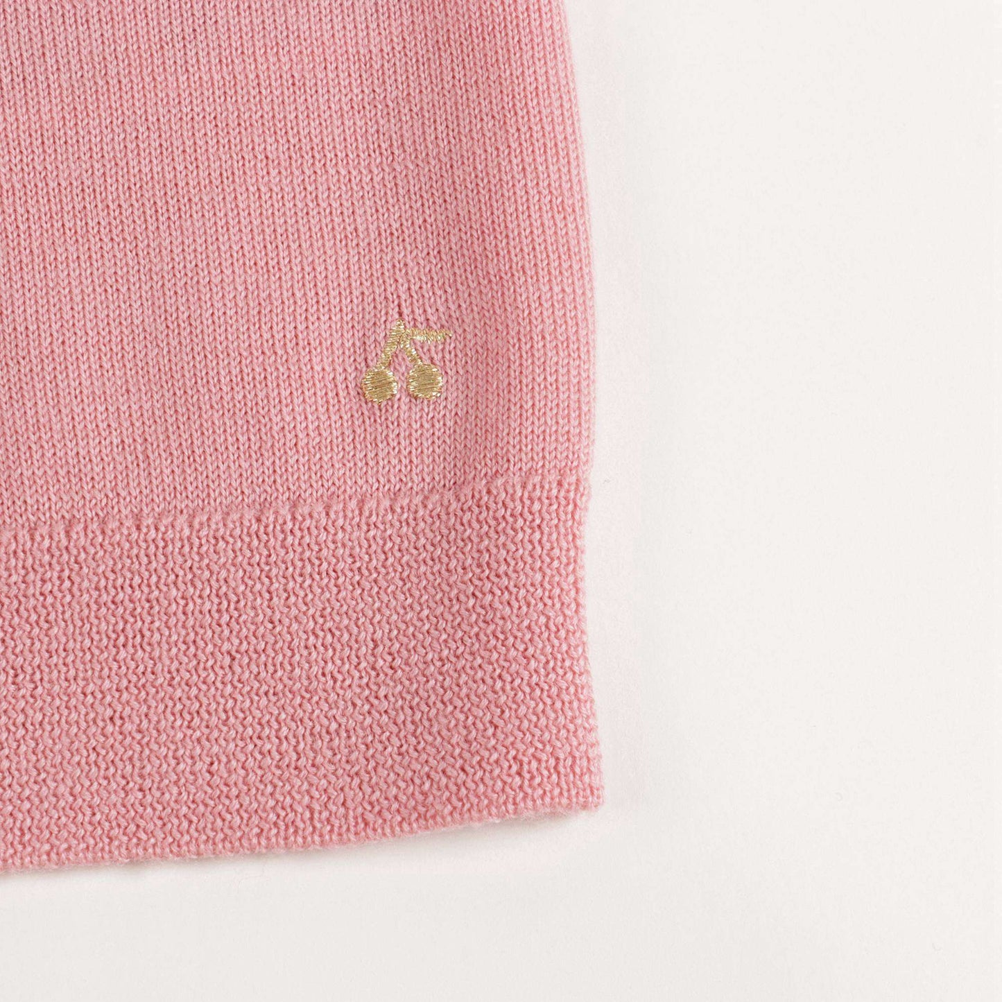 Girls Pink Wool Cardigan