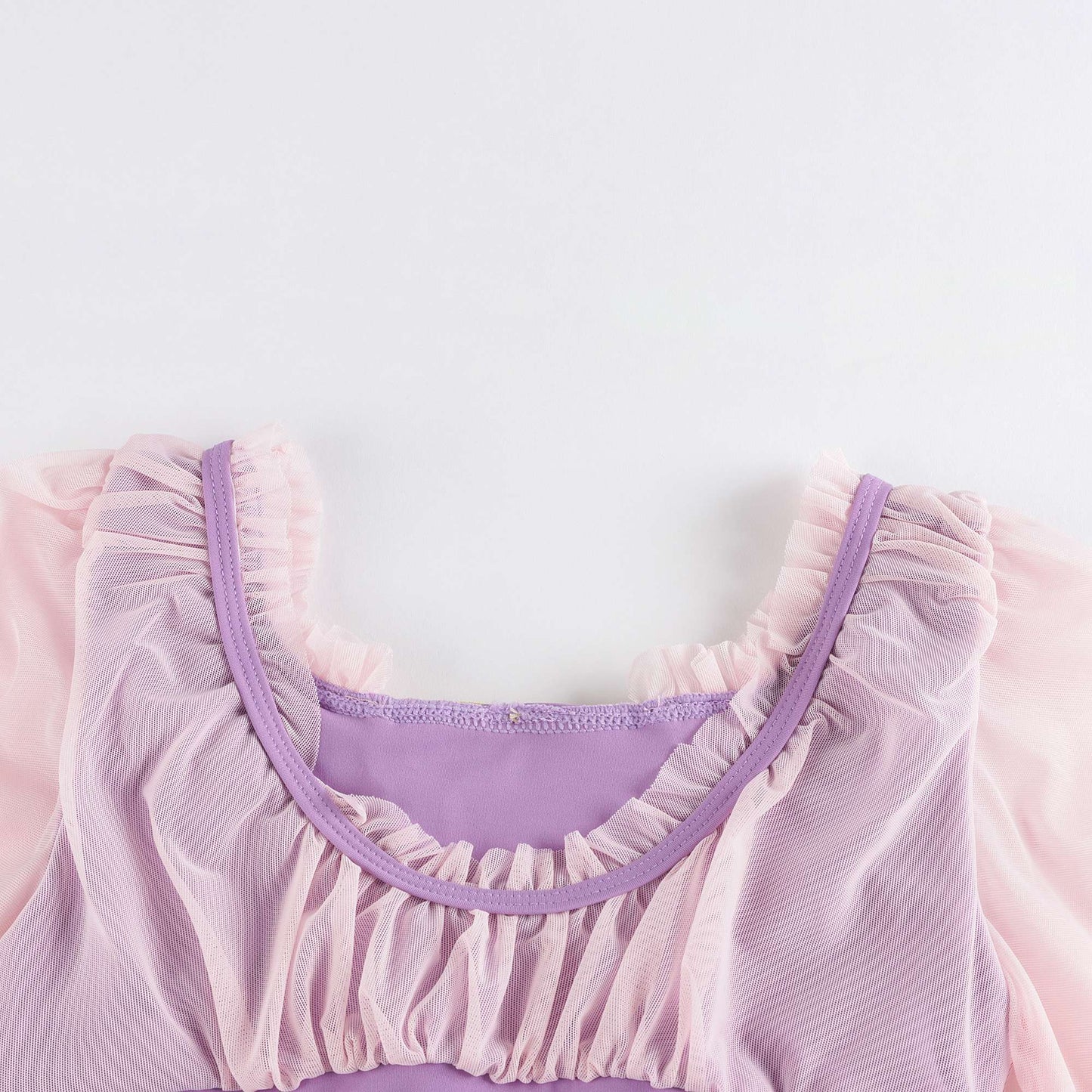 蔷薇紫芭蕾练功服