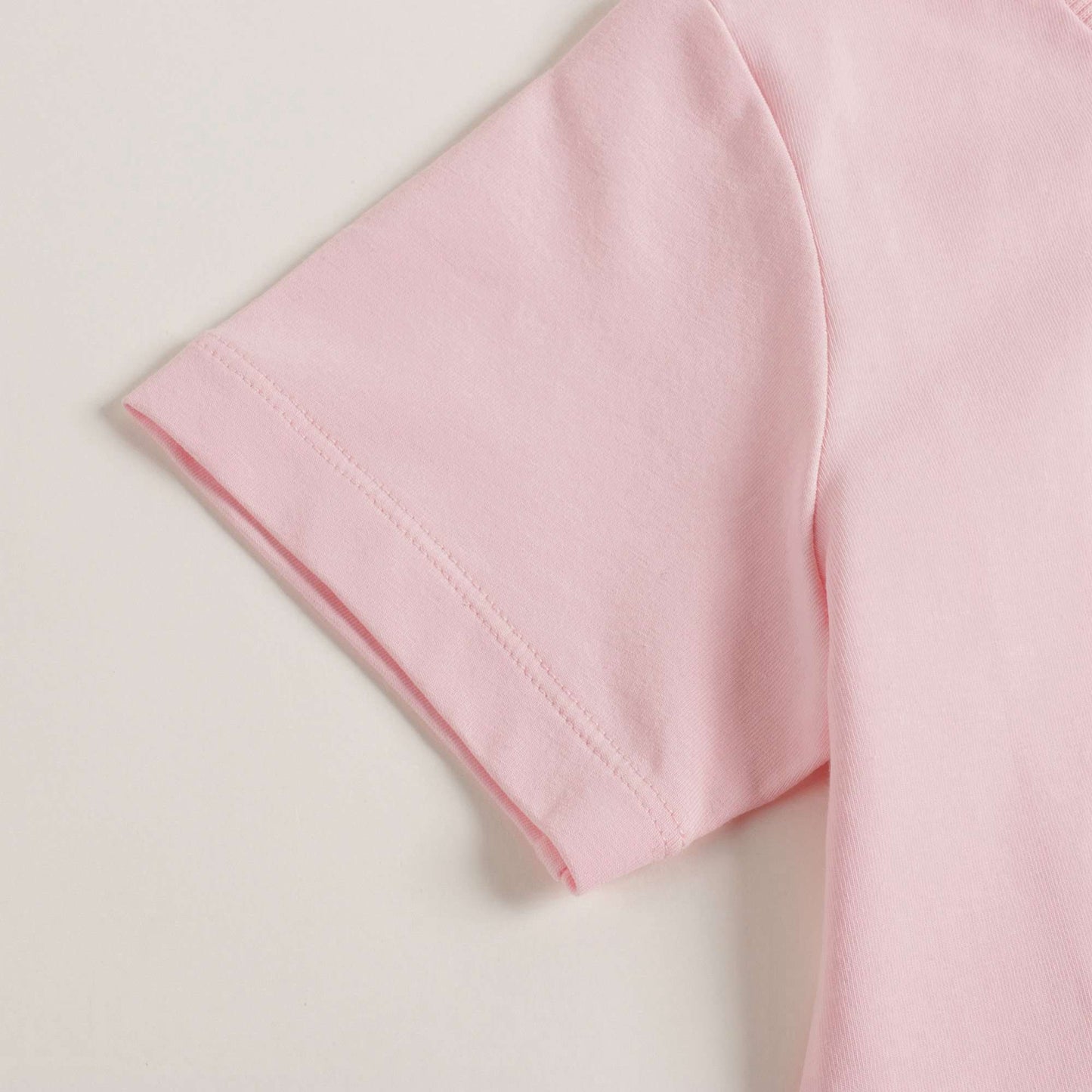 Girls Pink Teddy T-Shirt