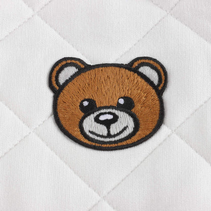 婴儿白色棉连体衣