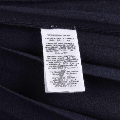 女童藏青色百褶短裙