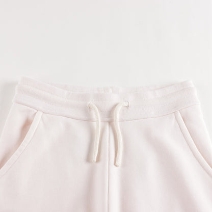 女童浅粉色棉长裤