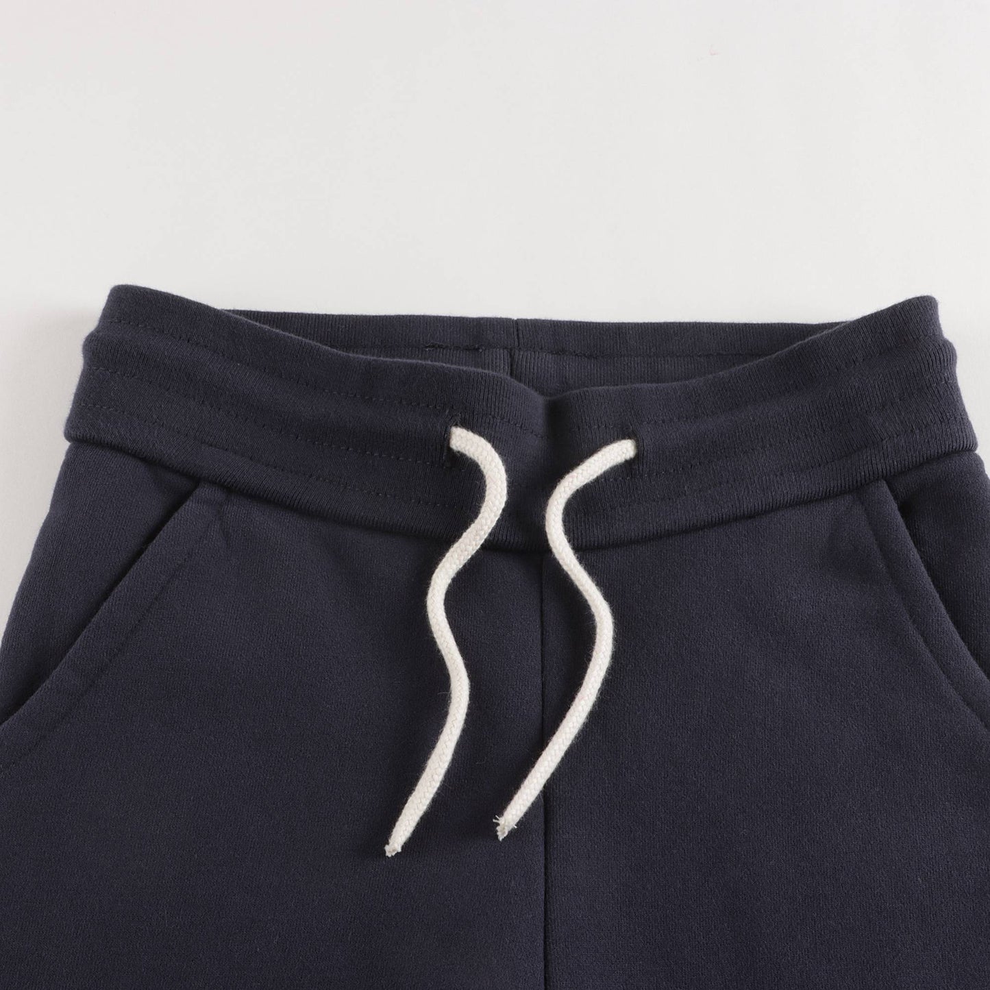 女童藏青色棉长裤