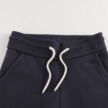 女童藏青色棉长裤