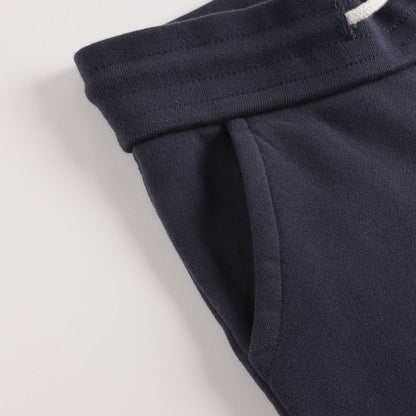 女童藏青色棉长裤