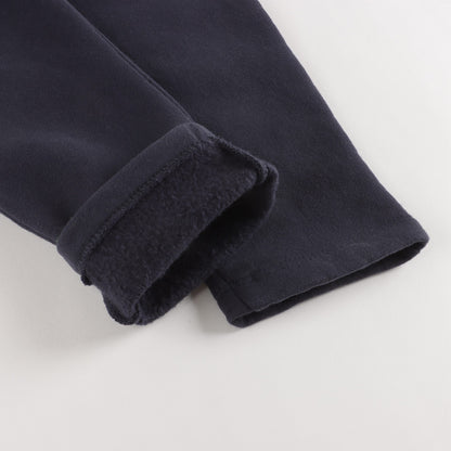 女童藏青色棉长裤