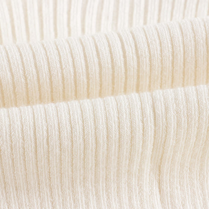 女童白色棉连裤袜